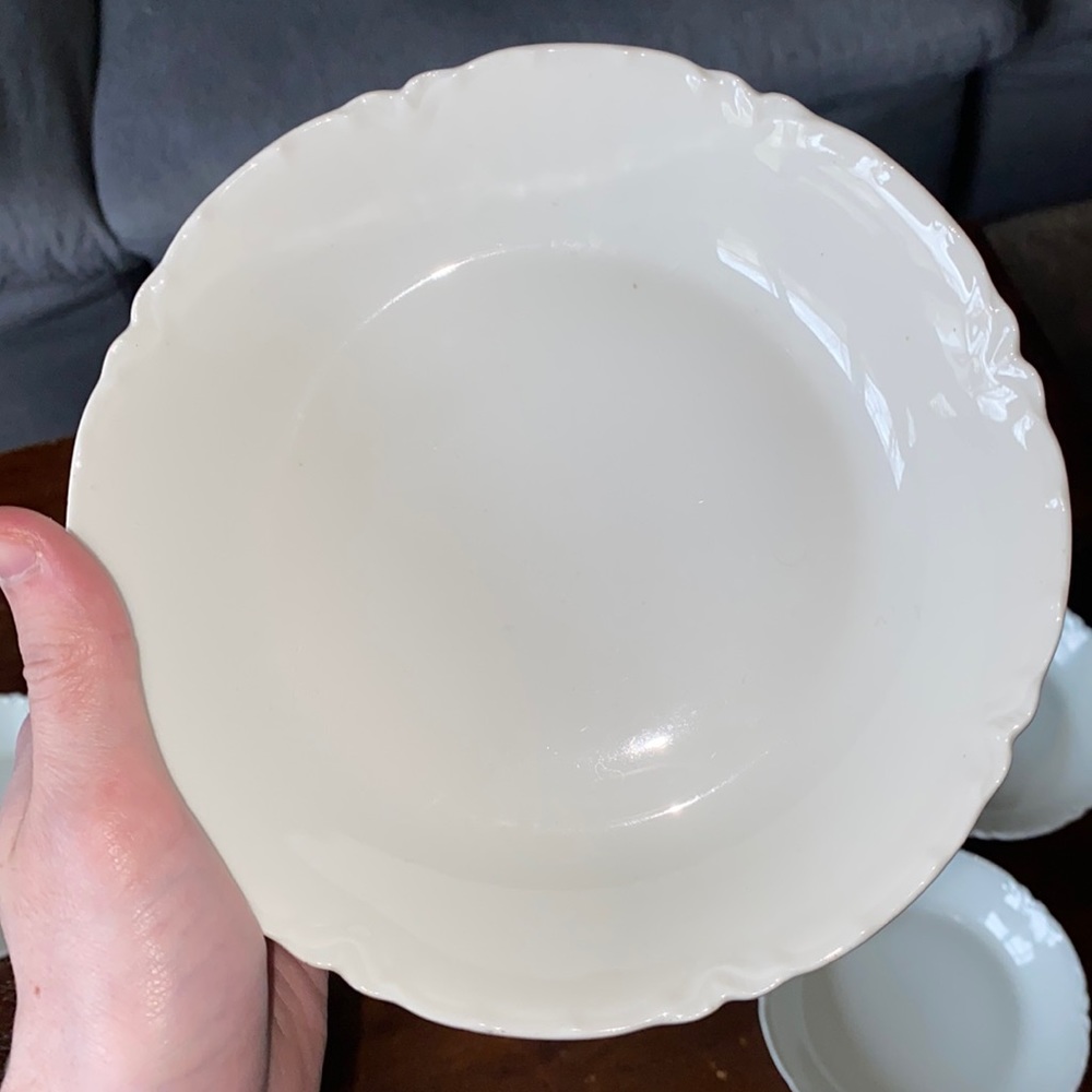 6 haviland  france dinner bowls